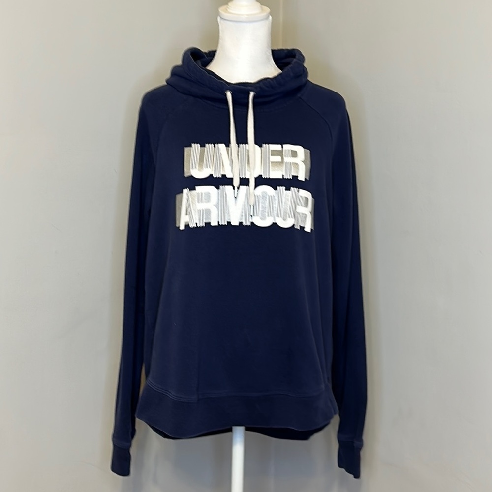 Under Armour Blue Cowl Neck Hoodie